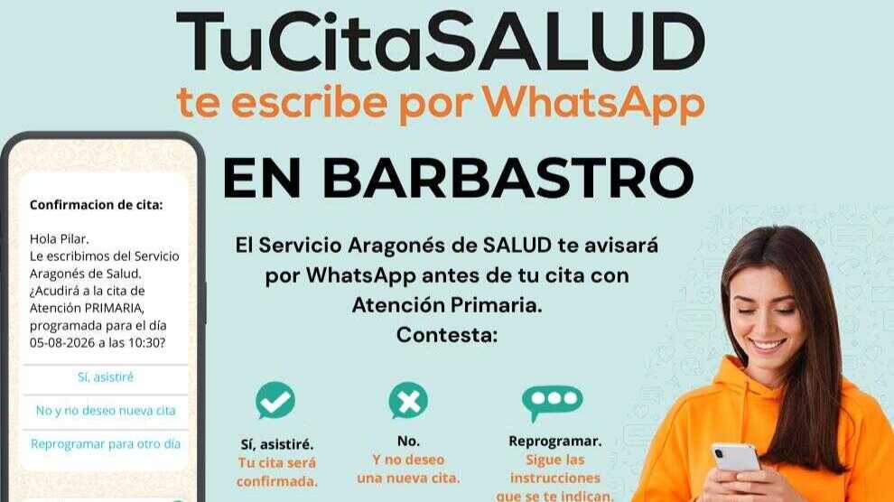 TuCitaSalud erreicht Barbastro: Mehr als 122.000 Nutzer können ihre Termine per WhatsApp verwalten
