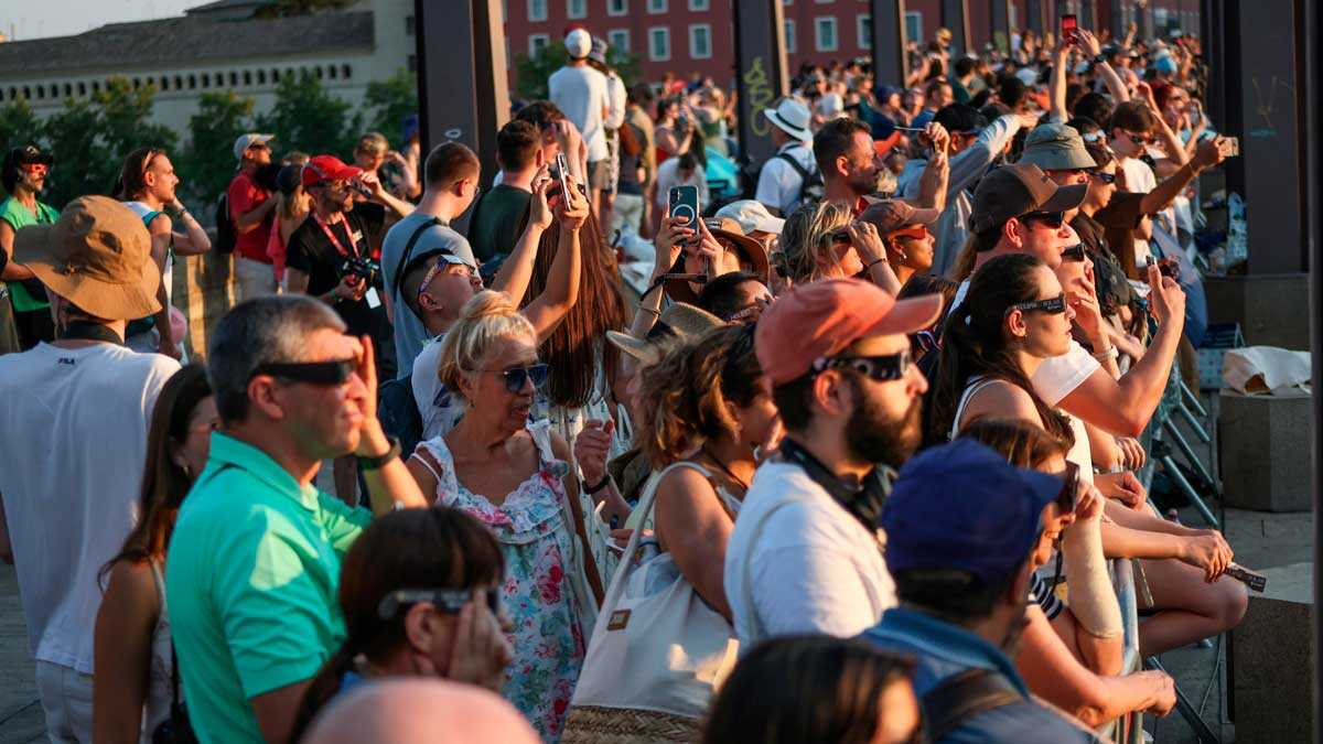 Hotelbelegung in Zaragoza lag im August bei knapp 70 Prozent: 2 Prozent entfielen auf die Sonnenfinsternis