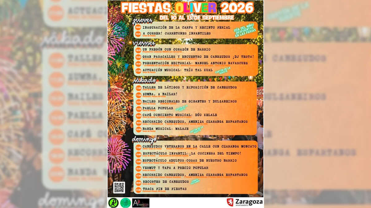 Die Fiestas im Viertel Oliver kehren mit Umzügen, Konzerten und Paella zurück