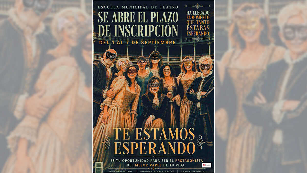 Städtische Theaterschule Zaragoza nimmt weiterhin Anmeldungen für das neue Schuljahr entgegen