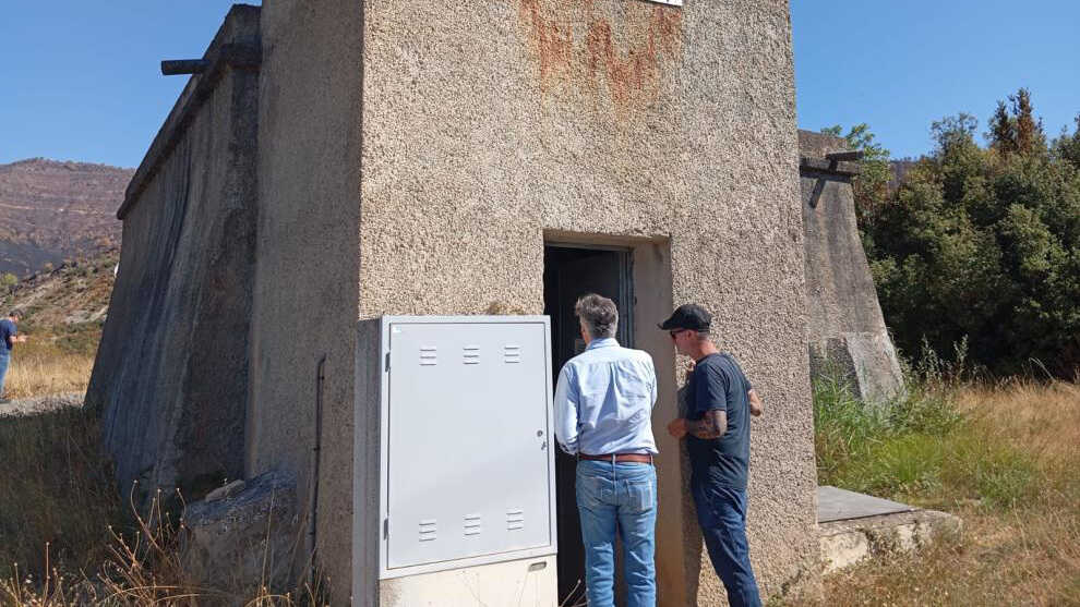 Die Regierung von Aragón wird an den durch den Brand von Las Peñas de Riglos beschädigten Wasserversorgungssystemen tätig