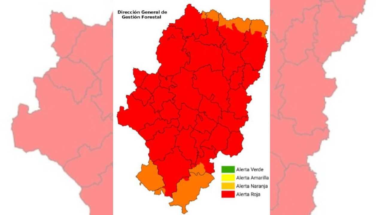Aragón bleibt in höchster Alarmstufe: Einschränkungen in den Wäldern und Feuerverbot