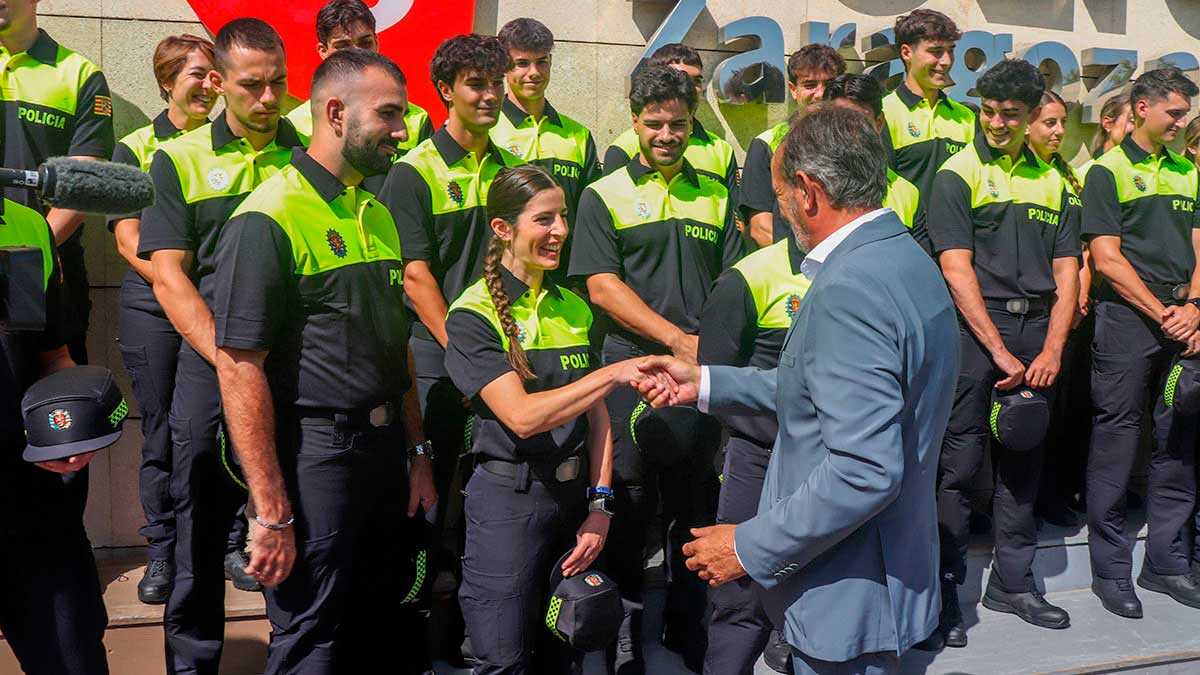 Das ist der neue Jahrgang der Lokalpolizei von Zaragoza: 47 Anwärter und Rekordzahl an Frauen