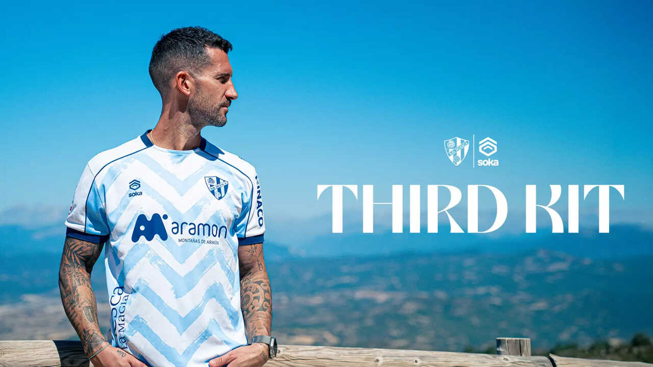S.D. Huesca präsentiert drittes Trikot als Hommage an die aragonesischen Pyrenäen