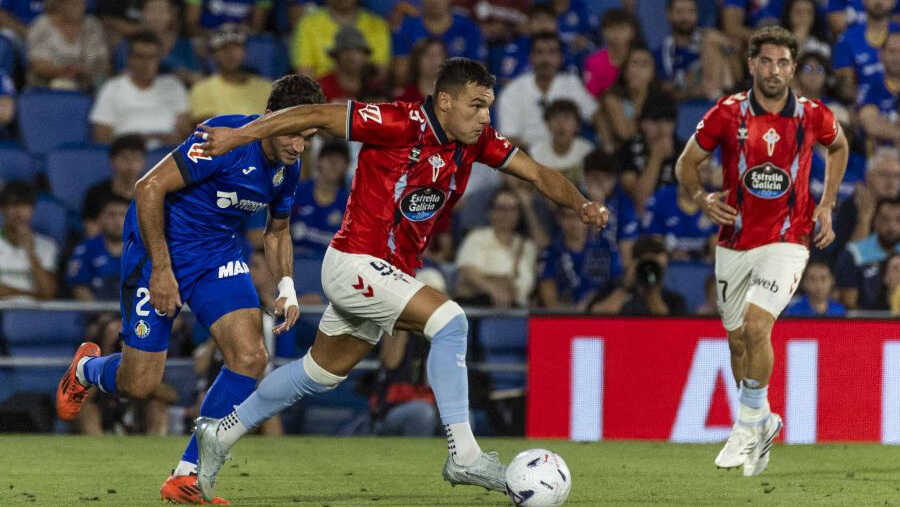 Iván Azón schließt sich Francho an und weiß nach seinem Getafe-Debüt, wie es ist, in La Liga zu spielen