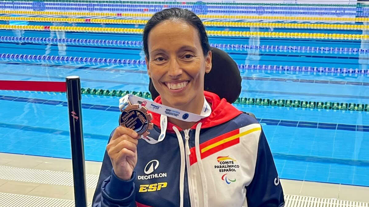 Teresa Perales holt nach Silber über 100 Meter Rücken ihre zweite Medaille bei der EM