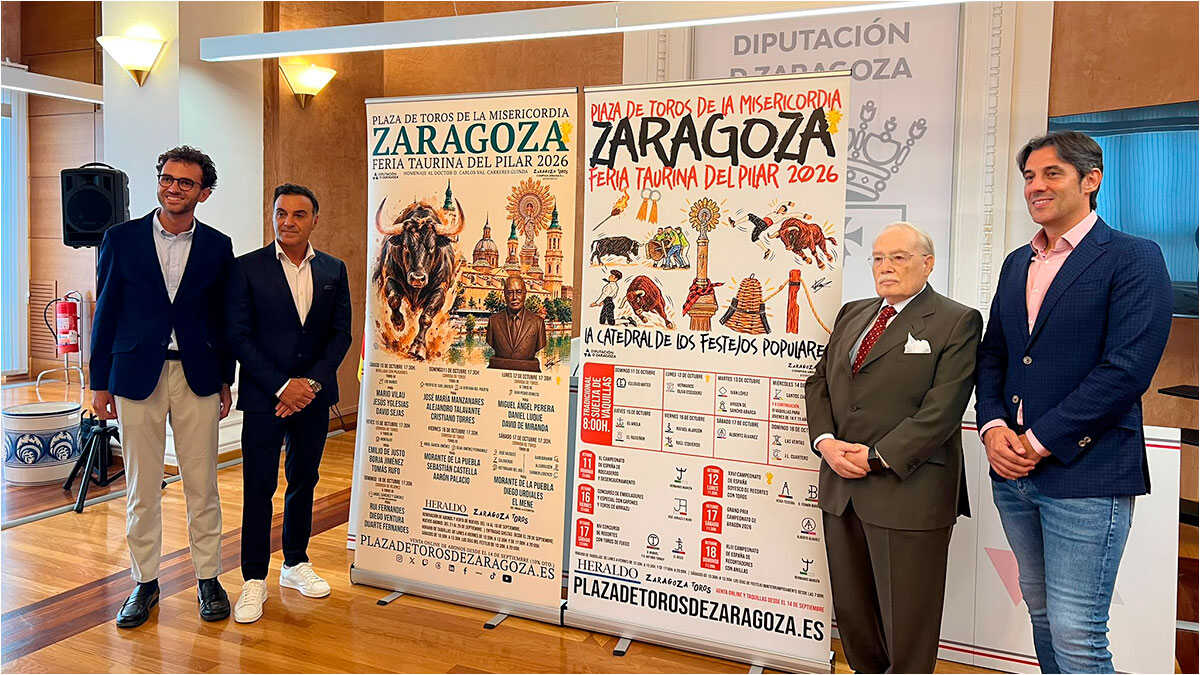 Morante tritt zweimal in Zaragoza auf: Das komplette Stierkampfprogramm der Fiestas del Pilar 2026