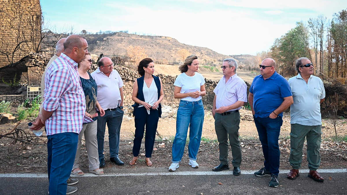 Bürgermeister von Asín, mehr als einen Monat nach dem Brand in den Cinco Villas: „Niemand hat ein Treffen abgehalten“