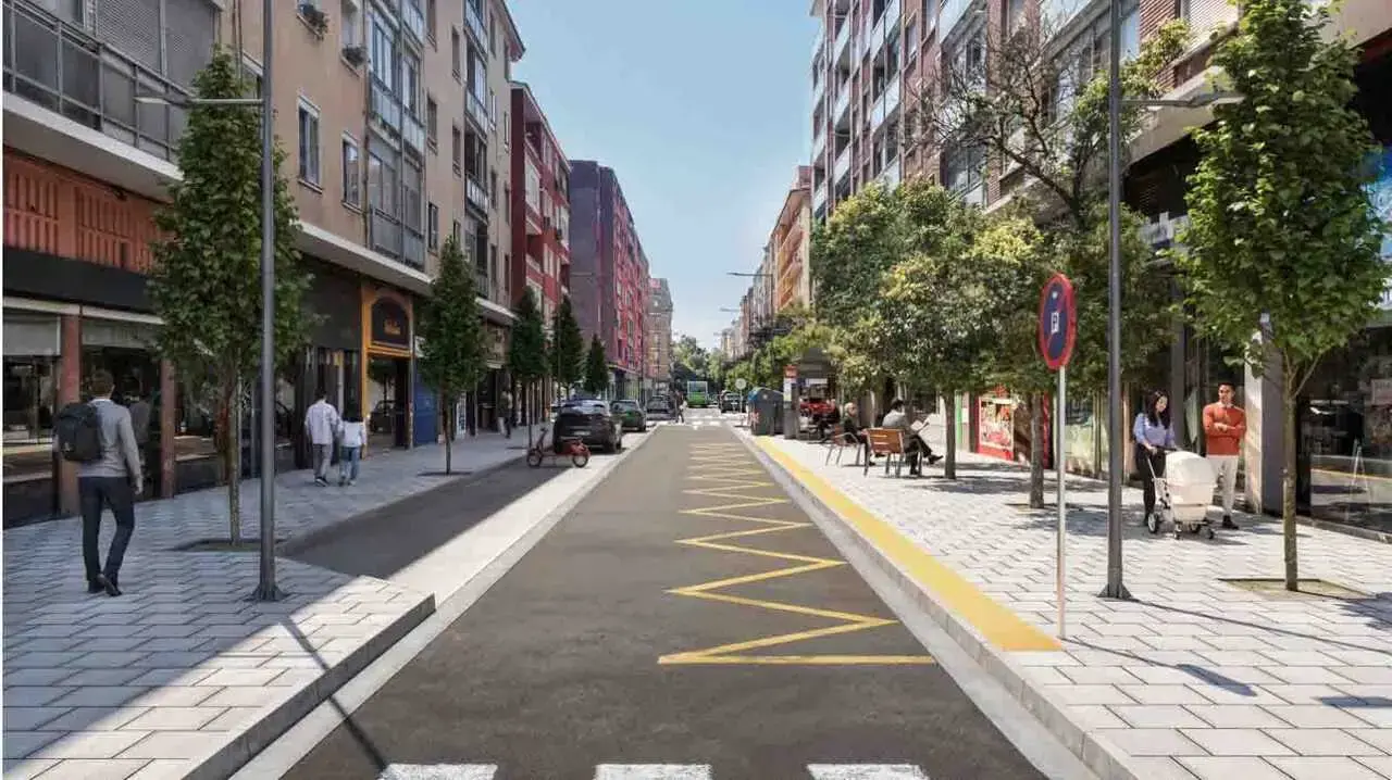 Zaragoza teilt die Neugestaltung der Doctor-Iranzo-Straße in zwei Phasen, um die Mobilität im Stadtteil Las Fuentes zu sichern