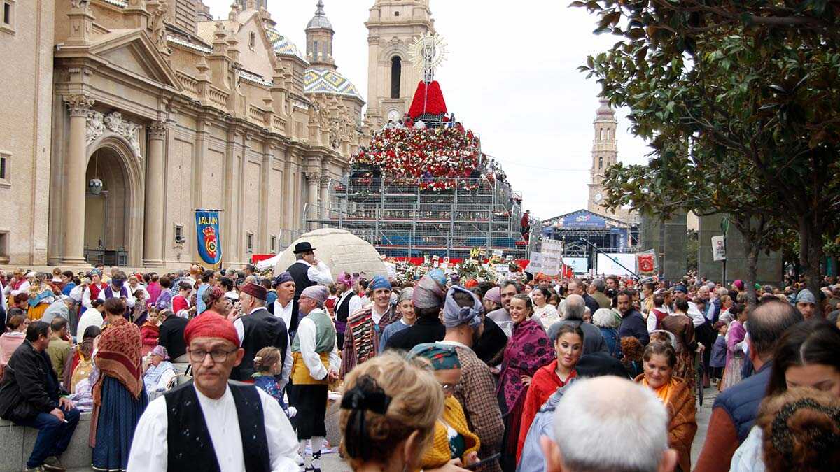 Der Trick, der bei der Blumenopferung für die Virgen del Pilar 2026 nicht mehr erlaubt ist