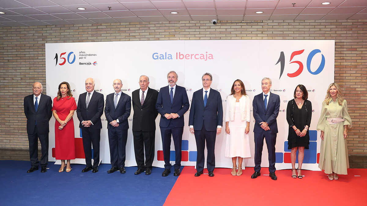 Ibercajas großer Abend: 1.500 Gäste feiern 150 Jahre in Zaragoza