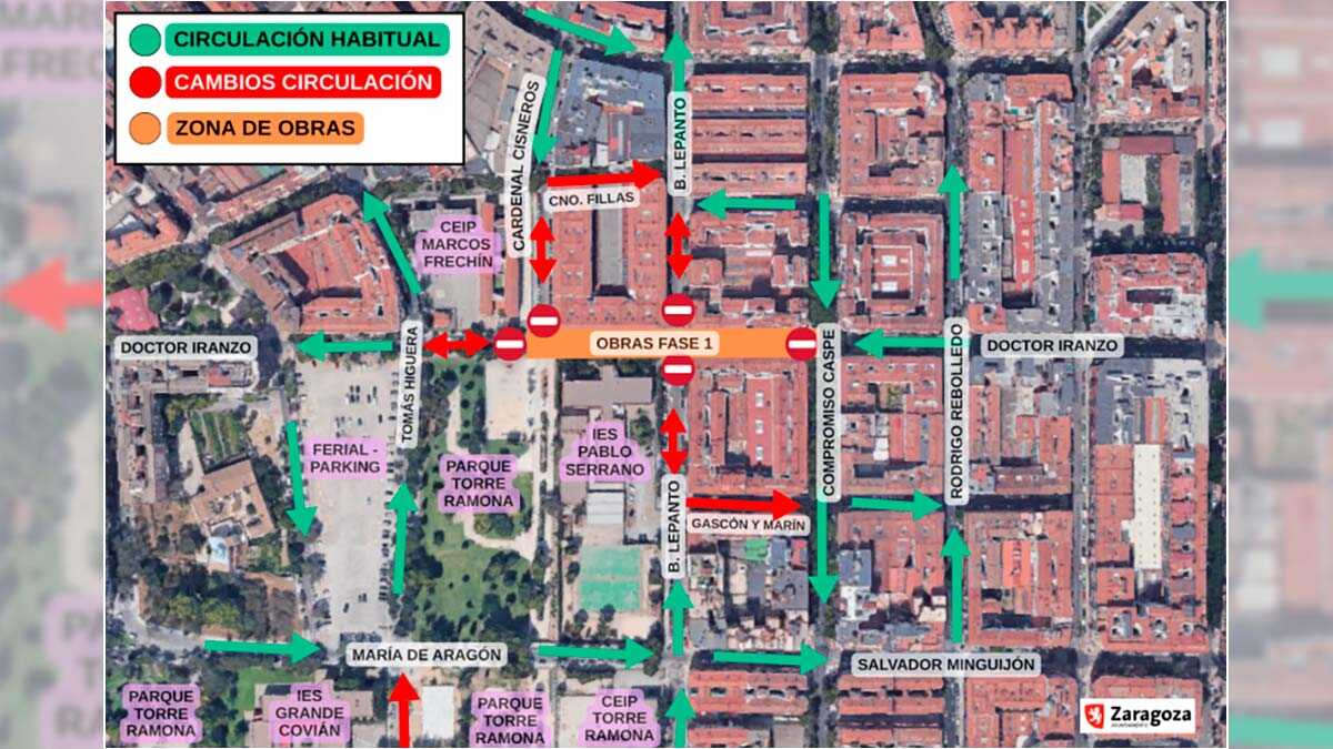 Die Calle Doctor Iranzo wird zur Baustelle: So ändern sich Verkehr und Buslinie 44 in Las Fuentes