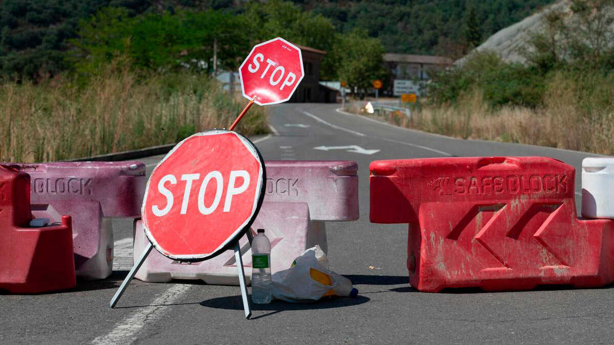 A-132 in Las Peñas de Riglos nach Waldbrand ab Montag gesperrt