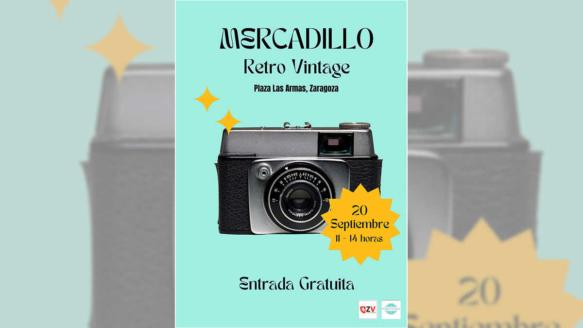 Der Vintage-Markt kehrt mit Kleidung, Vinyl, Retro-Deko und kostenlosen Aktivitäten nach Zaragoza zurück