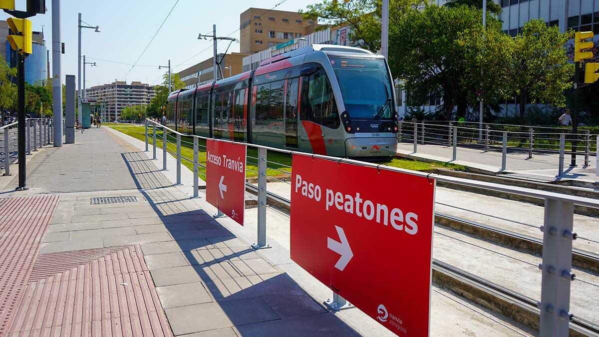 Vorsicht bei der Tramfahrt an diesem Montag: Baustellenbedingte Sperrung in Valdespartera und Busalternative