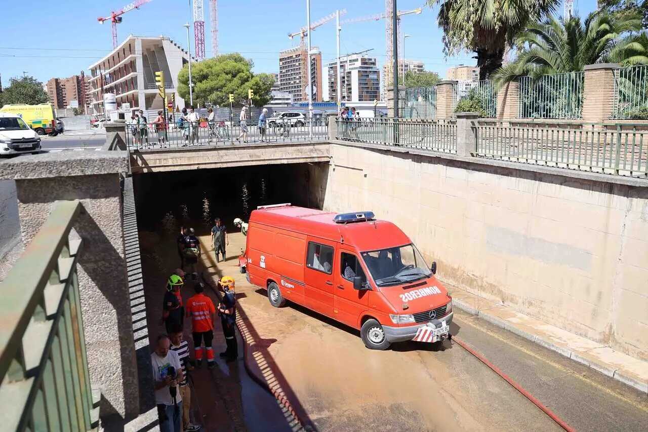 Tunnel zur Notaufnahme des Miguel Servet öffnet nach Rohrbruch wieder