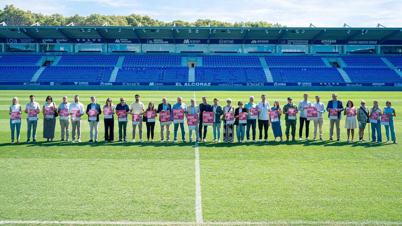 Huesca wird bei der 12. Auflage des Krebs-Laufs wieder rosa