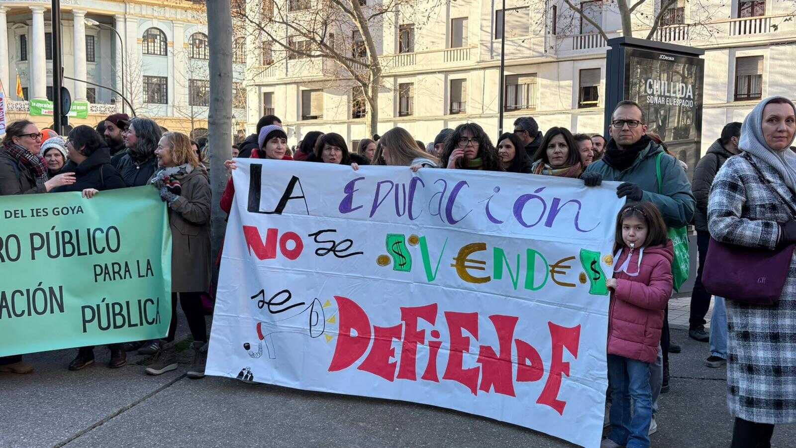 Lehrkräfte in Huesca streiken: Sie fordern die Absetzung des Leiters der Schulaufsicht