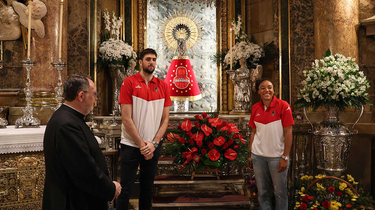 Die Virgen del Pilar empfängt Casademont Zaragoza: „Wir legen dir unsere Erfolge und unser Leid zu Füßen“