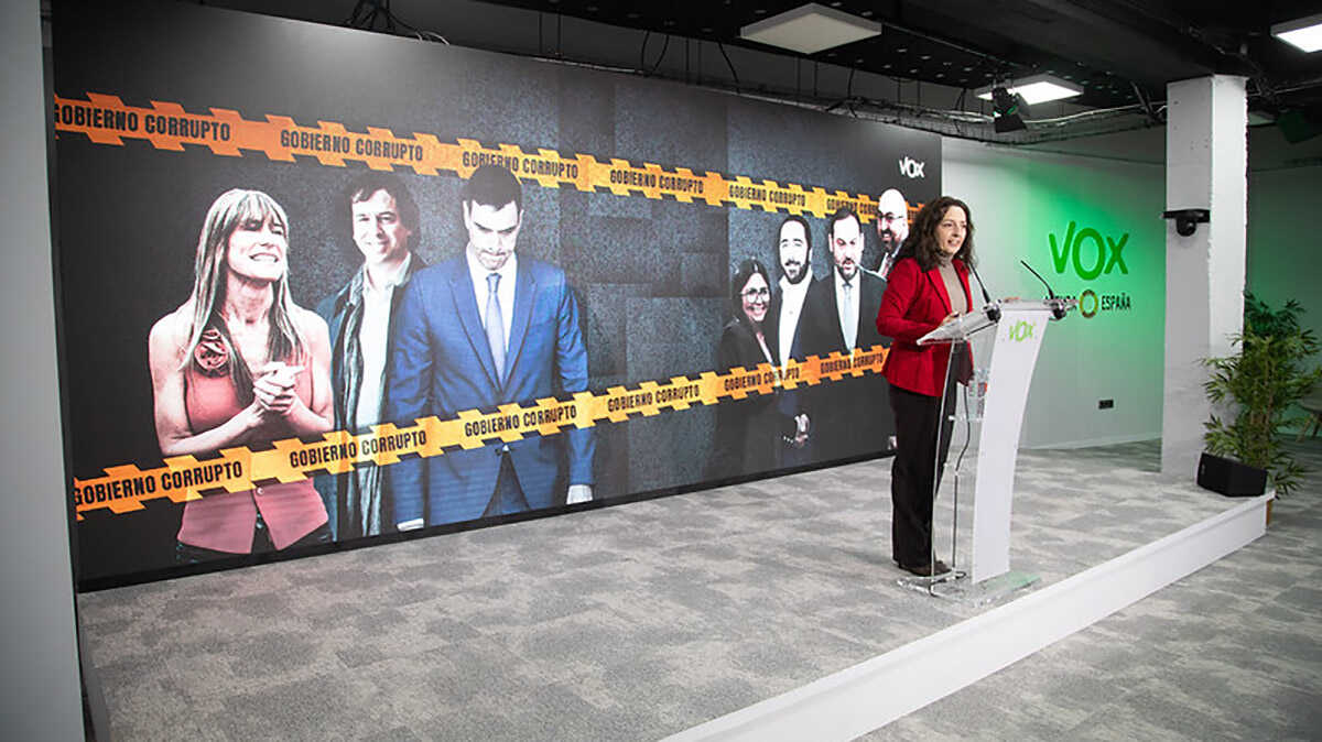 Vox fordert drei Jahre Haft für Urheber eines Abascal-Plakats mit Schuss in den Hinterkopf