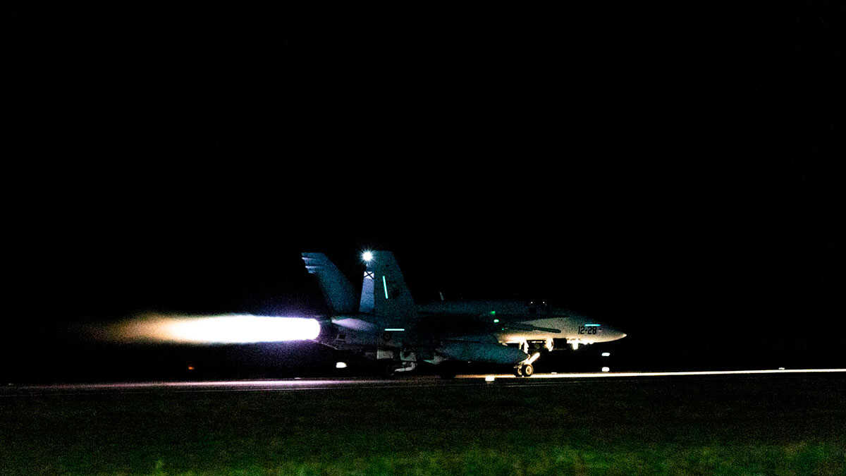 Neue Drohnenwarnung lässt zwei in Rumänien stationierte spanische F-18 aufsteigen