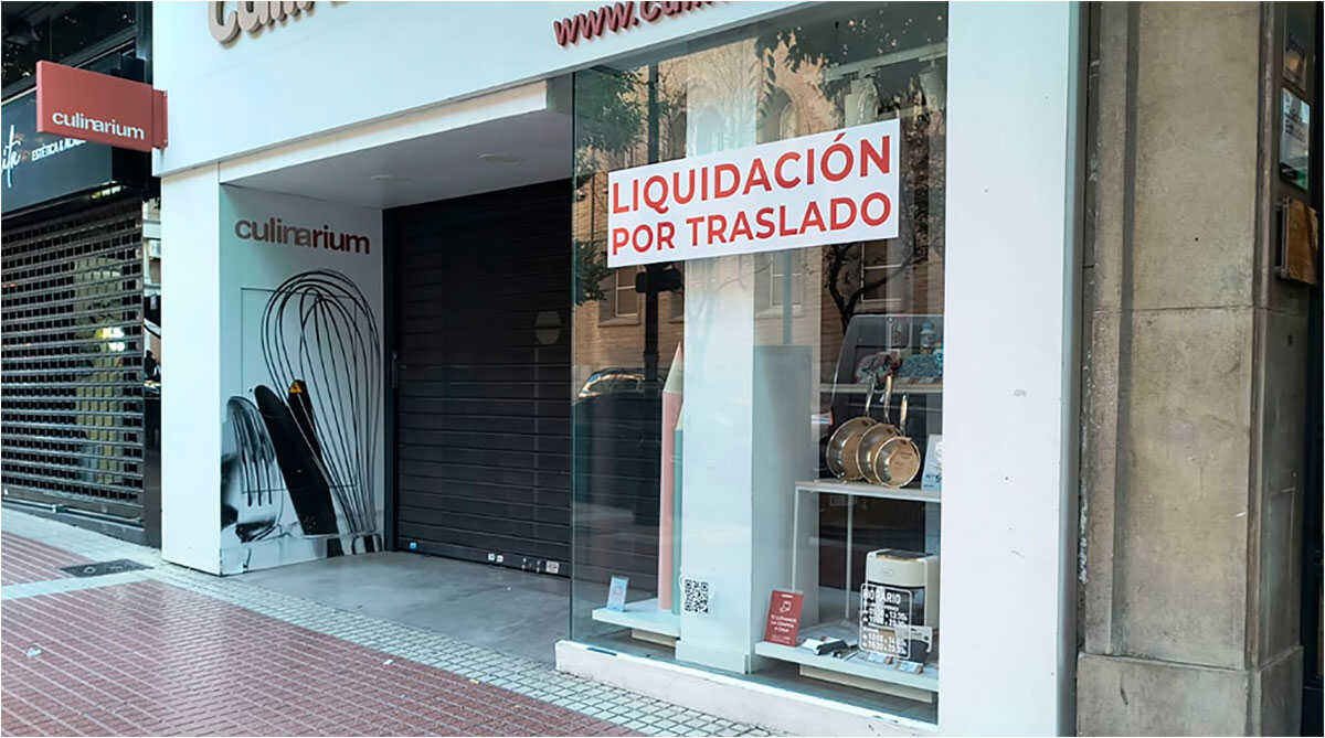 Ausverkauf bei bekanntem Küchenbedarfsgeschäft im Zentrum von Zaragoza: Umzug angekündigt