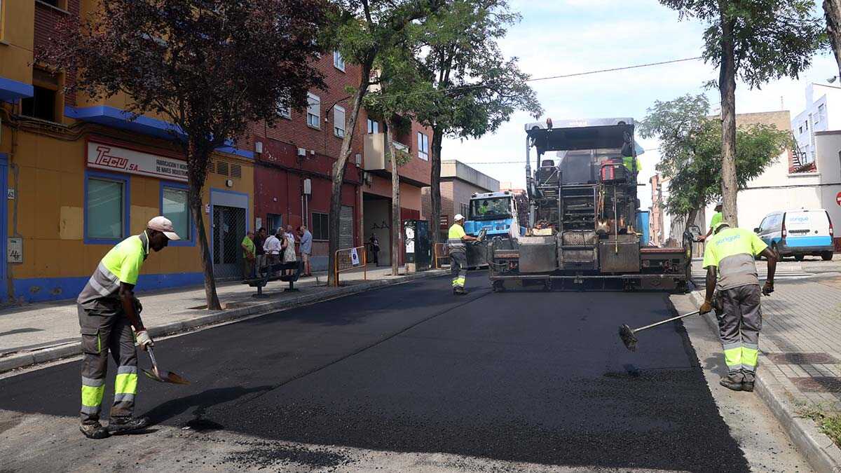 Das sind die fünf Stadtbezirke Zaragozas, in denen bis Dezember am meisten Asphalt erneuert wird