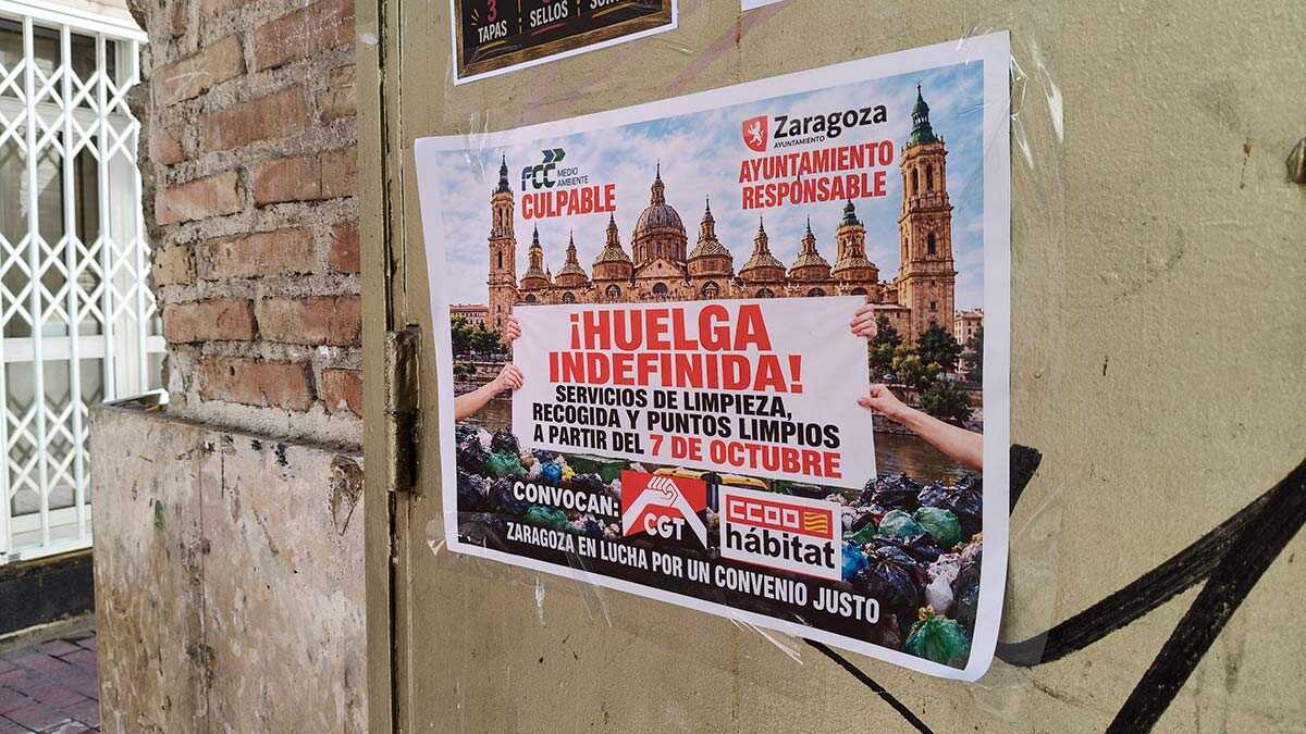Neue Gespräche sollen Streik der Reinigungskräfte in Zaragoza während der Fiestas del Pilar verhindern