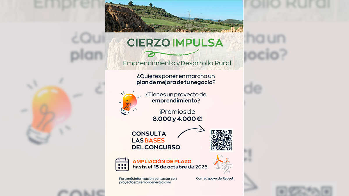 Cierzo Impulsa eröffnet Ausschreibung zur Förderung lokaler Gründungen in Aragón