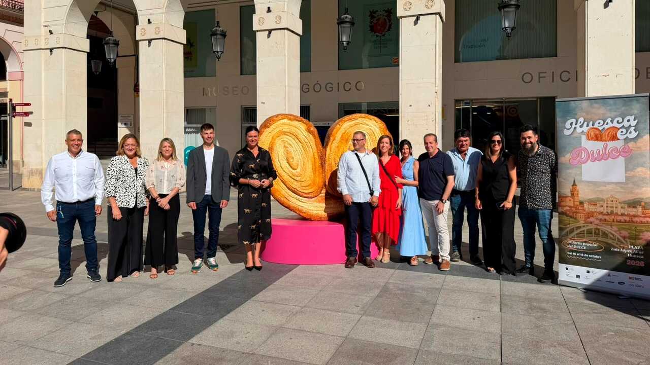 Huesca wird zur Hauptstadt des Süßen: 22 Verkaufsstände und die besten Butterpalmeras