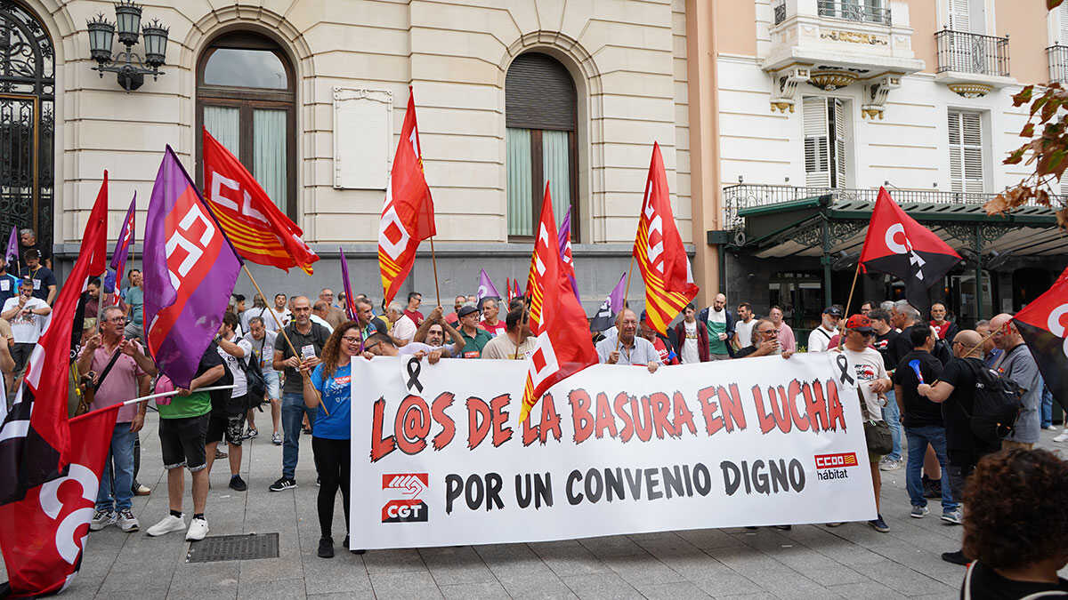 Reinigungskräfte mobilisieren in Saragossa vor möglichem unbefristetem Streik während der Pilar-Feste