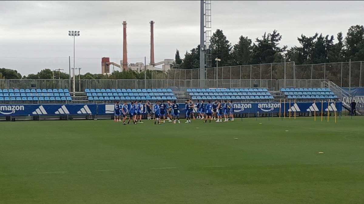 Mit El Canto del Loco und etwas Reggaeton: So lief das ungewöhnliche Training von Real Zaragoza