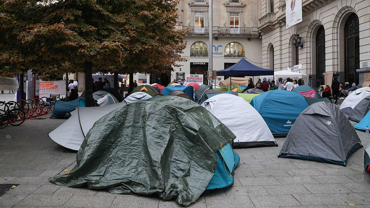 Die Protest-Campingaktion in Zaragoza wird diesen Samstag vor der Demonstration beendet: „Der Kampf geht weiter“