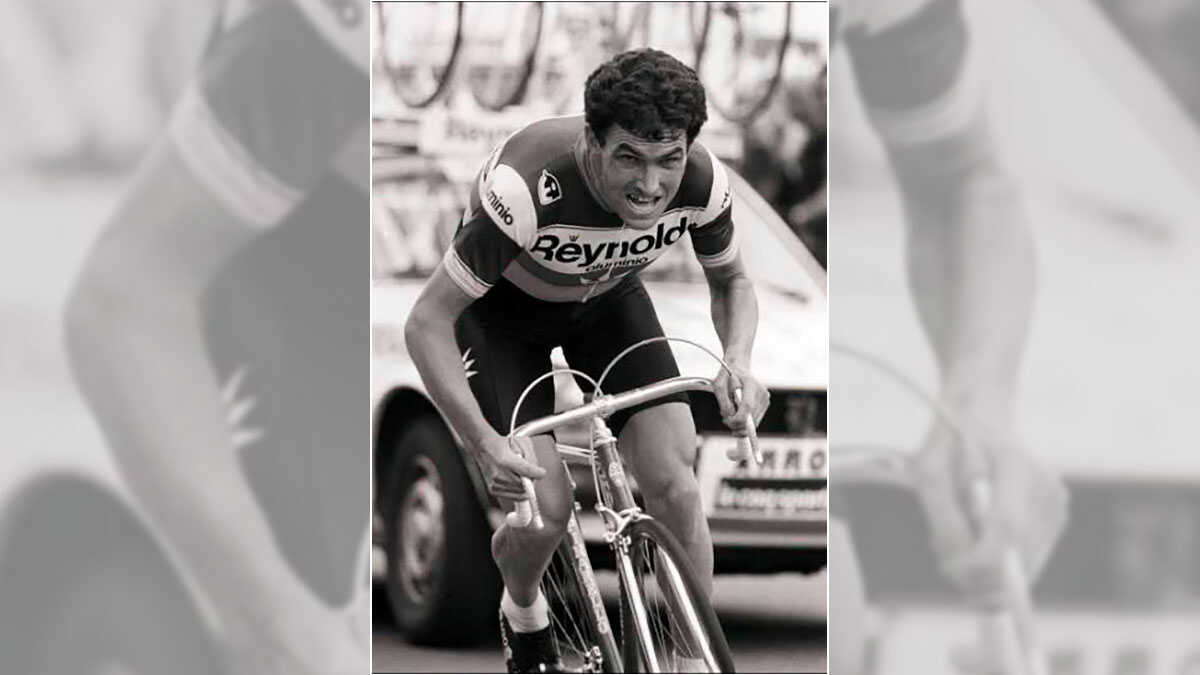 Abschied von Ángel Arroyo, dem Radfahrer auf dem Tour-Podium und in Aragón