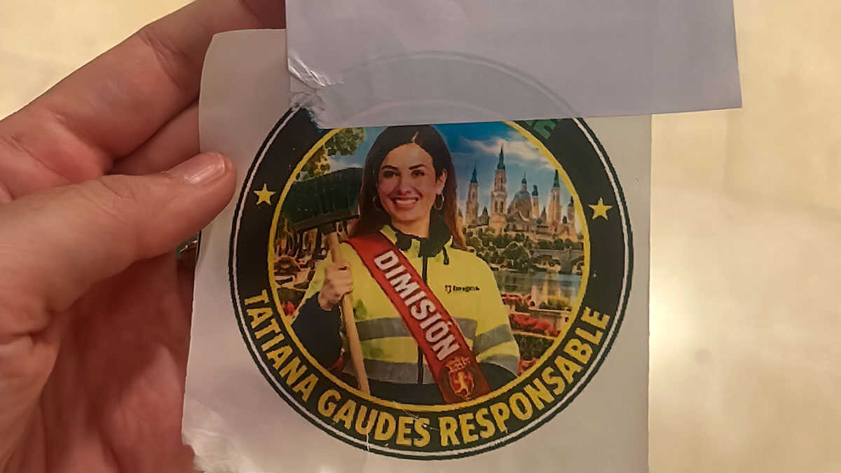 Spannungen wegen Reinigungsstreik in Zaragoza: Gaudes beklagt, dass das Haus ihrer Mutter ins Visier genommen wurde