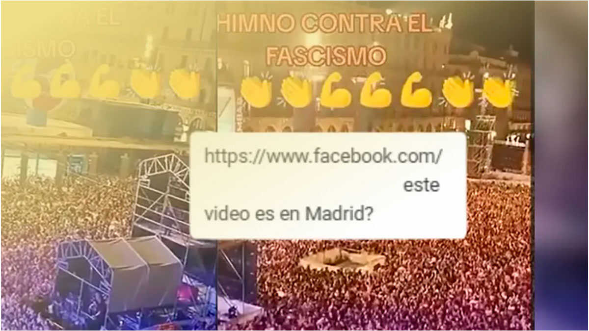 Nein, das „Canto a la Libertad“ erklingt in Madrid nicht wegen der Wohnungsnot: Manipuliertes Video von Aragón Digital aus dem Jahr 2023