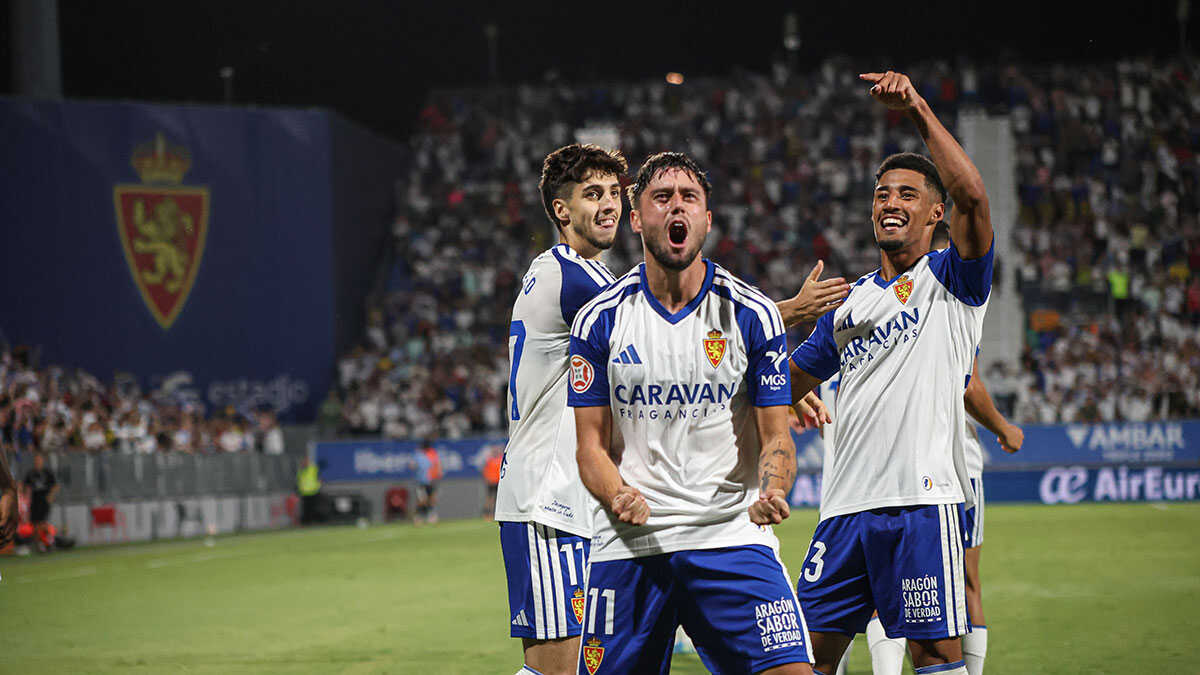Die Fans von Real Saragossa nehmen Can Dragó in Beschlag
