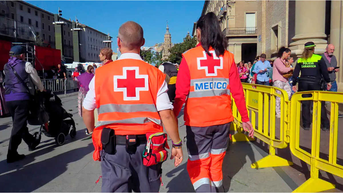 Rotes Kreuz verstärkt Sicherheit bei den Fiestas del Pilar 2026