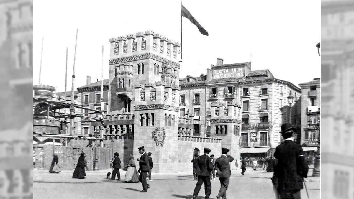 Das riesige Schloss, das Zaragoza 1904 zum Abbrennen errichtete – doch es brannte nie
