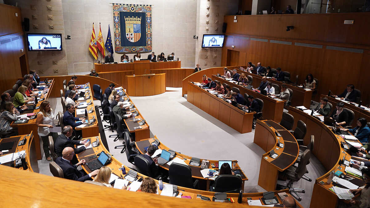 Wohnraum, PIGA und Gesundheitswesen in Teruel im Mittelpunkt der Plenarsitzung der Cortes von Aragonien