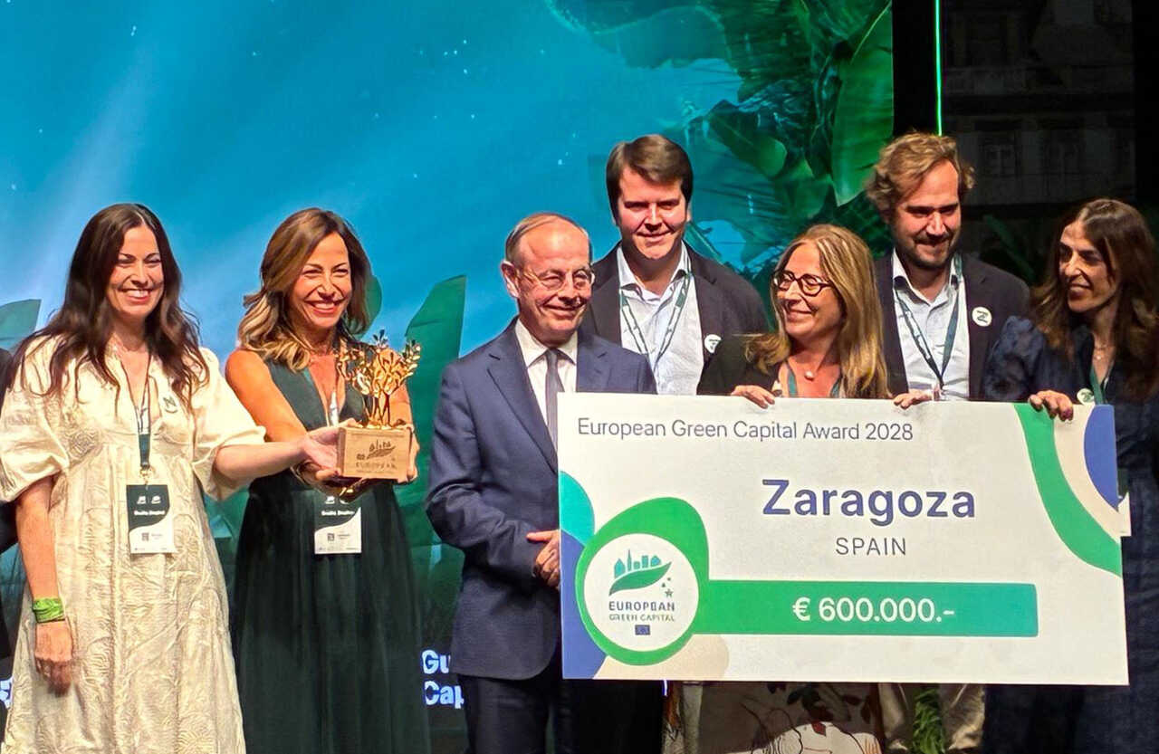 Feier in Guimarães: Zaragoza ist Europäische Grüne Hauptstadt 2028