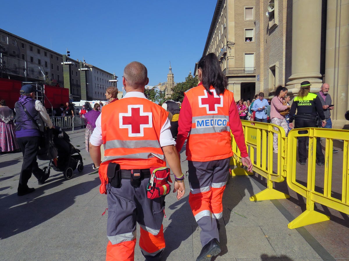 Erste Stunden des Pilar-Fests: 46 Einsätze in Zaragoza und sieben Krankenhaustransporte