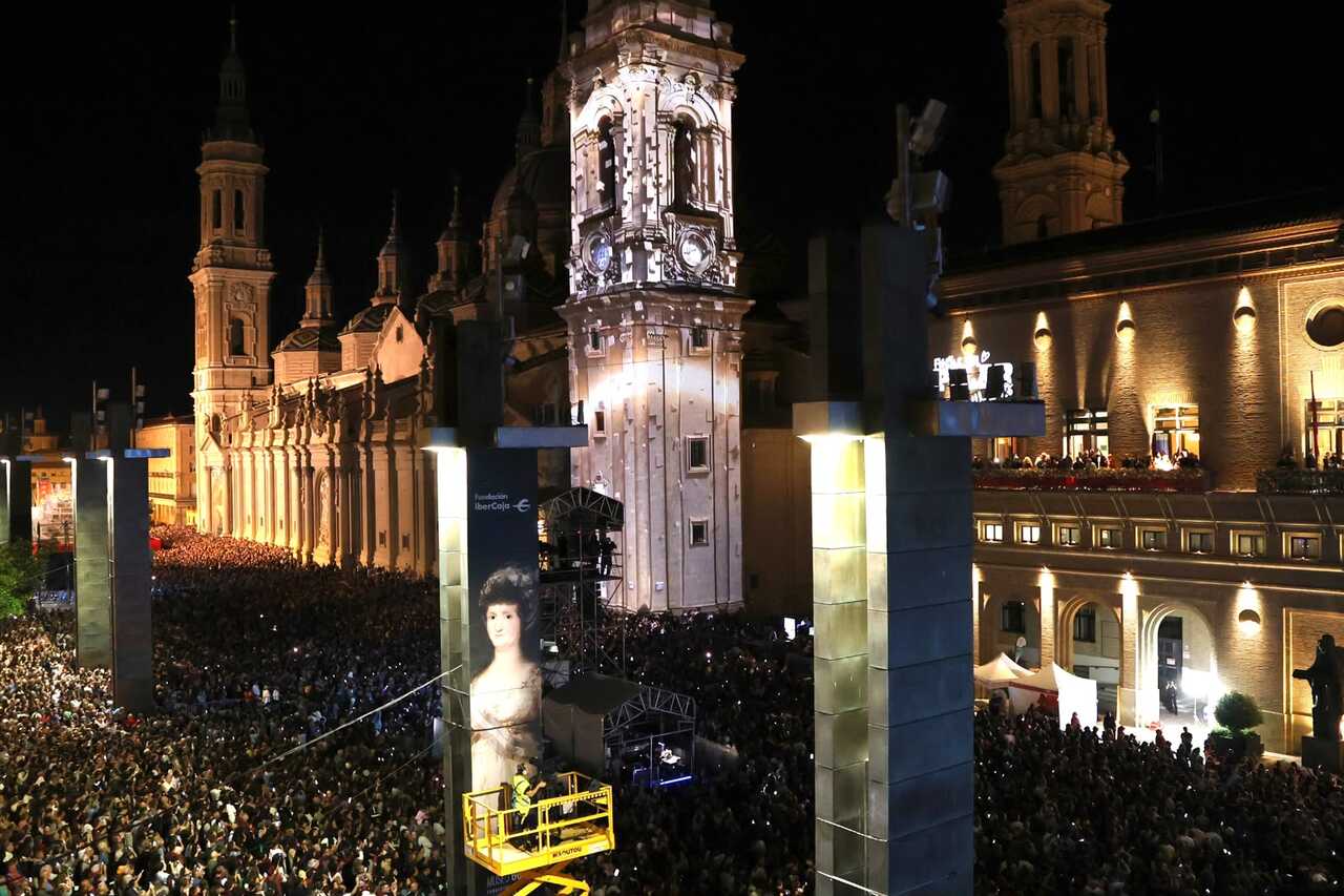 Videomapping an der Pilar-Basilika in Zaragoza: neue Termine und Uhrzeiten