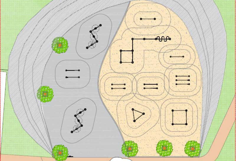 So wird der neue barrierefreie Calisthenics-Park am Anleger von Vadorrey aussehen