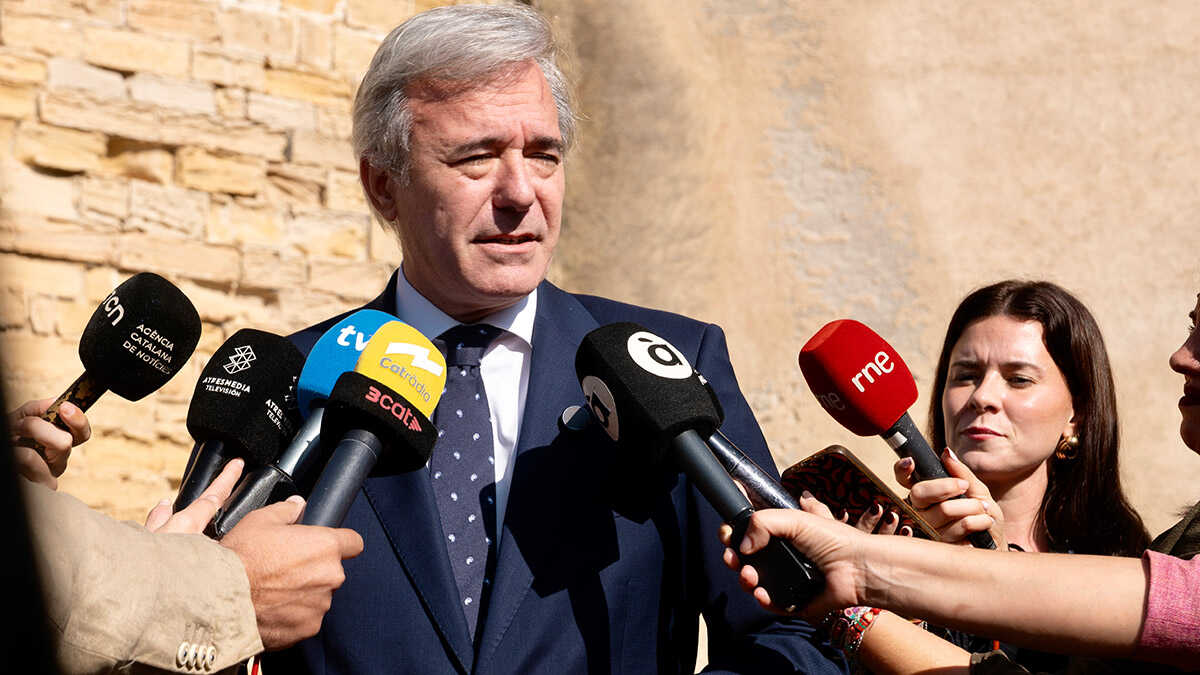 Jorge Azcón: „Sánchez kam nach Aragón, um nicht über Aragón zu sprechen – dasselbe hätte er auch in Galicien oder Andalusien sagen können“