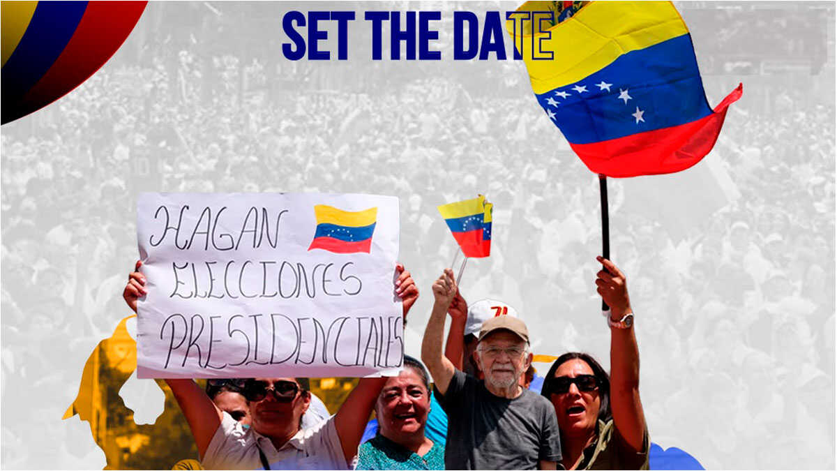 Venezolaner mobilisieren sich am Samstag in Zaragoza für Wahlen in ihrem Land