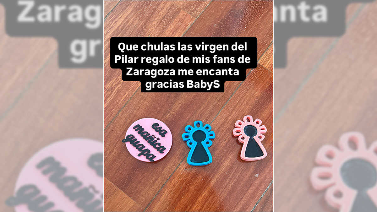 Das symbolische Geschenk, das Leticia Sabater nach ihrem Auftritt in Saragossa begeistert hat: „Ich liebe es, Babies“
