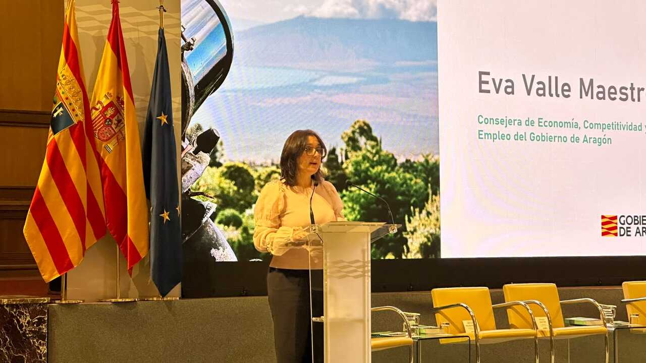 Eva Valle: „Aragoniens Wirtschaft ist trotz des schwierigen internationalen Umfelds in guter Verfassung“
