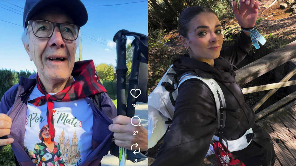 Die bewegende Geschichte, wegen der Influencerin Lucía de la Puerta auf dem Jakobsweg einen Cachirulo trägt