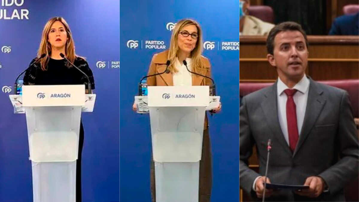 Rocío Divar, Ana Alós und Alberto Herrero führen die PP-Listen in Zaragoza, Huesca und Teruel an